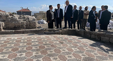 Kayseri'nin İncesu İlçesinde Muhteşem Tarihi Mozaikler