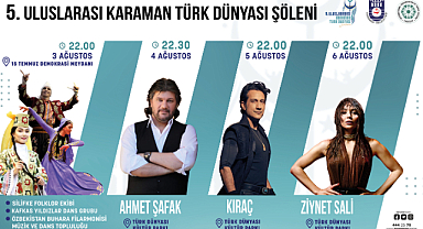 5. Uluslararası Karaman Türk Dünyası Şöleni Başladı
