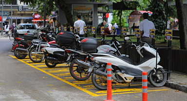 Fatsa'da Kilitli Motosiklet Park Alanları Artıyor