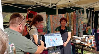 Ebru ve keçe sanatı Bulgaristan’da tanıtıldı