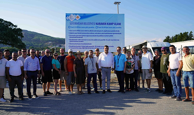 Seferihisar’da Karavan Park Hizmete Açıldı