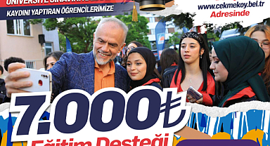 Üniversiteye kayıt olanlara 7 bin TL Eğitim Desteği