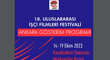 18. Uluslararası İşçi Filmleri Festivali, Açılış Gecesi 14 Ekim, Ankara