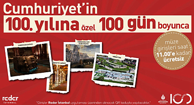 4 Müze 100 Gün Boyunca Ücretsiz, Cumhuriyetin 100. Yılı Kampanyası