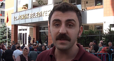 Pendikliler İtiraz Dilekçesi Vermek İçin Belediye Önünde Toplandı