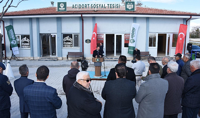 Acıdort Sosyal Tesisi Ve Lojman Binası Hizmete Açıldı