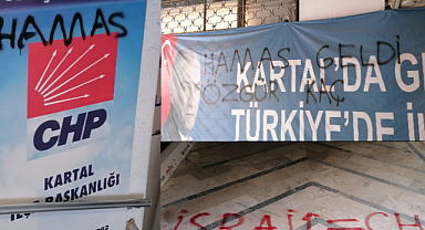 CHP ilçe Başkanlığı'na Provakasyon