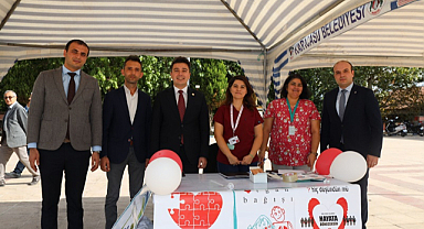 Karacasu'da Kaymakam, Başkan ve Savcı organlarını bağışladı