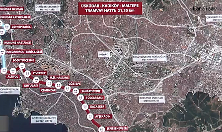 Maltepe - Üsküdar Hattına Tramvay Geliyor