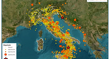 İtalya'da 2023 yılında 16.000'den fazla deprem kaydedildi