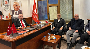 Cumhur İttifakı Kartal Adayı Karakaya, Saadet Partisi ve AGD'yi ziyaret etti.