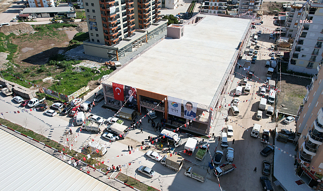 KUMLUCA BELEDİYESİ, BÜYÜK KAPALI PAZAR YERİ'Nİ HİZMETE AÇTI