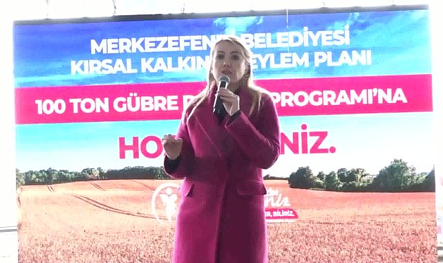 MERKEZEFENDİ BELEDİYESİ'NDEN ÇİFTÇİLERE 100 TON GÜBRE DESTEĞİ