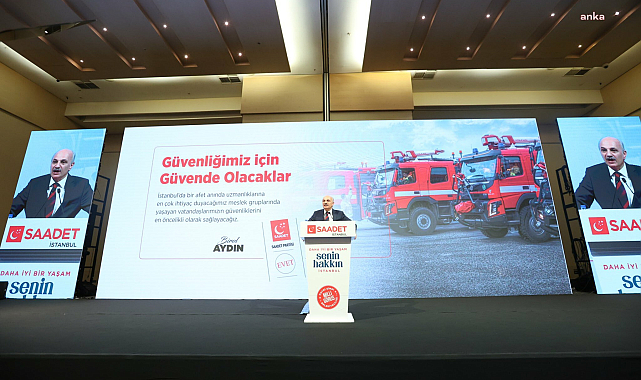 SAADET PARTİSİ İSTANBUL ADAYI BİROL AYDIN, PROJELERİNİ ANLATTI