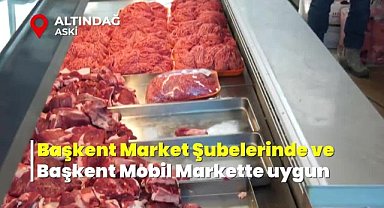 ANKARA'DA UYGUN FİYATLI ET SATIŞI UYGULAMASINDA 1 HAFTADA 34 TON 730 KG ET SATILDI