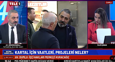 TKP Kartal adayı Gökmen Dumlu TELE 1'de: 'Ahlaklı ve vicdanlı bir belediye için TKP'ye oy istiyoruz' 