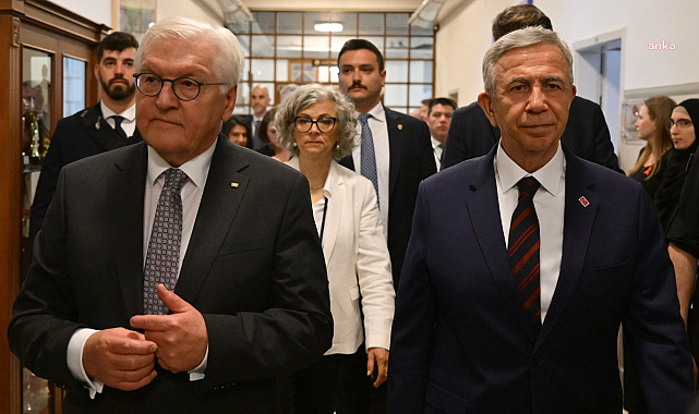 Almanya Cumhurbaşkanı Steinmeier, Ankara Büyükşehir Belediye Başkanı Yavaş İle Görüştü