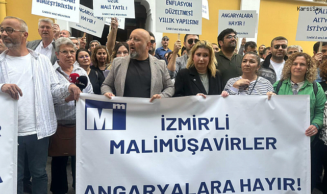 Mali Müşavirler Fazla İş Yükü Sebebiyle İzmir'de Eylem Yaptı: