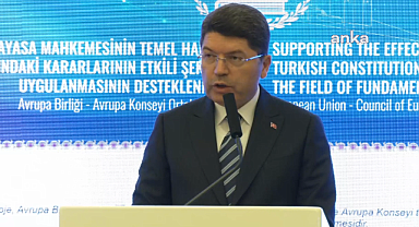 Adalet Bakanı Yılmaz Tunç: 