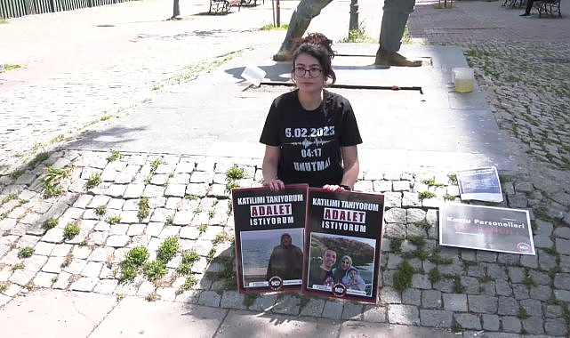 Depremzede Döne Kaya 'Adalet Nöbeti'nde: ''Biz Adaletin Artık Tecelli Etmesini Bekliyoruz''