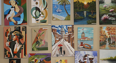 “Her Renk Zenginliğimizdir” Resim Sergisi Kartallı Sanatseverlerle Buluştu