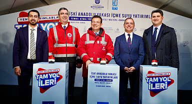 İmamoğlu Kartal'da İSKİ Temel Atma Töreni'nde: 