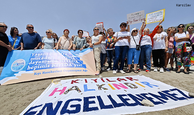 Kıyıların Ticarileştirilmesine Karşı Sahillerde Eş Zamanlı Eylem Yapıldı