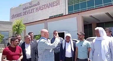 Mahmut Tanal, Siverek Devlet Hastanesi'ne giderek hastaların sorunlarını dinledi