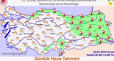 Meteoroloji'den 4 il için kuvvetli yağış uyarısı