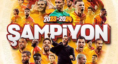 Şampiyon Galatasaray Süper Lig'de 24. kupasını kazandı