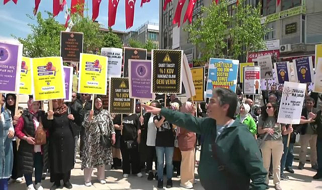 TOKİ Mağdurlarından İstanbul'da Eylem:
