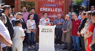 Beyoğlu Belediyesi, ilk Emekli Evi'ni Kasımpaşa'da açtı. 1 TL'ye çay, 5 TL'ye kahve