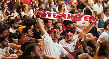 İstanbul'da milli maç coşkusu