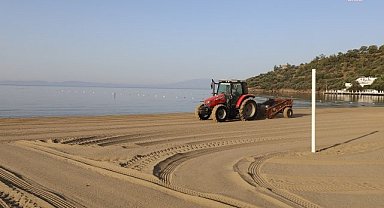 Menderes plajları sezona hazırlanıyor