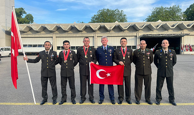 TSK Spor Gücü Ateşli Silahlar Tabanca Takımı altın madalya kazandı