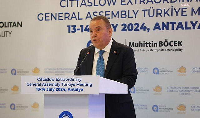 Antalya Büyükşehir Belediye Başkanı Muhittin Böcek, Cittaslow Türkiye Koordinatörü seçildi