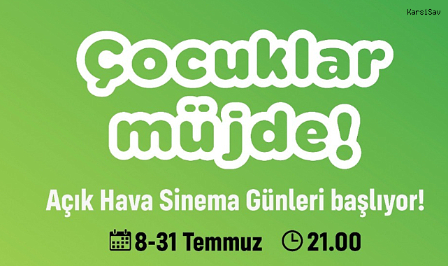 Ataşehir Belediyesi'nden “Çocuk Açık Hava Sinema Günleri” başlıyor