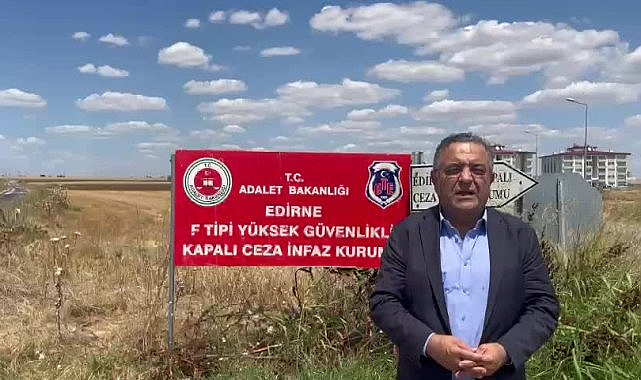 CHP'li Tanrıkulu, Edirne F Tipi Cezaevinde Demirtaş ve Mızraklı'yı ziyaret etti