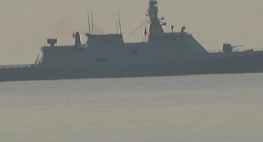 Cumhurbaşkanı Erdoğan'ın Rize ziyareti öncesi Deniz Kuvvetleri Komutanlığı muharip gemi görevlendirdi