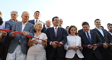 Ekrem İmamoğlu'ndan Çamaşırcıdere Yaşam Vadisi 1. Etap ve Ediz Hun Kaktüs Evi'nin toplu açılışı