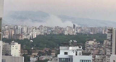 İsrail ordusu Lübnan'ın başkenti Beyrut'ta bir binaya saldırı düzenledi