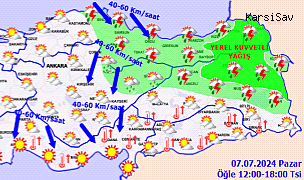 Meteoroloji'den kuzey illeri için sağanak yağış uyarısı