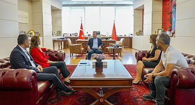 Özgür Özel, Arzu Çerkezoğlu ile görüştü