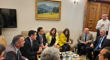 TBMM Başkanı Numan Kurtulmuş'tan kulis ziyareti