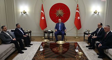 Cumhurbaşkanı Erdoğan, Haniye'nin oğullarını kabul etti