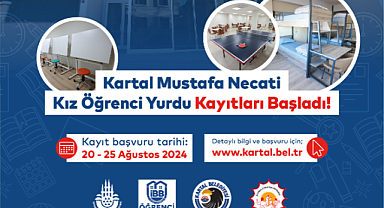 Kartal Belediyesi Mustafa Necati Yükseköğrenim Kız Öğrenci Yurdu İçin Kayıtlar Başladı