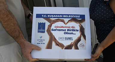 Kuşadası Belediyesi'nden ihtiyaç sahibi ailelere gıda kolisi desteği 