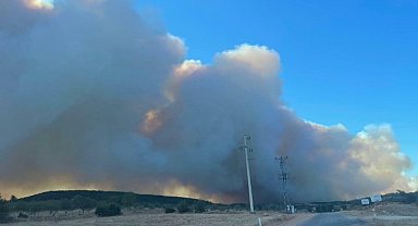 Manisa Büyükşehir Belediyesi: Yangınla mücadele devam ediyor