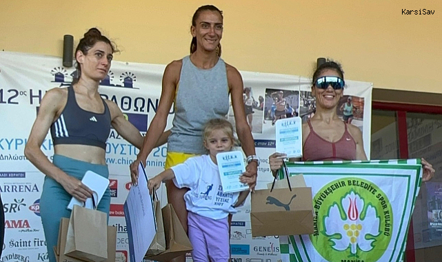Manisa Büyükşehir Belediyespor Kulübü atleti Özlem Işık’tan 12. Chios Yarı Maratonu’nda üstün başarı