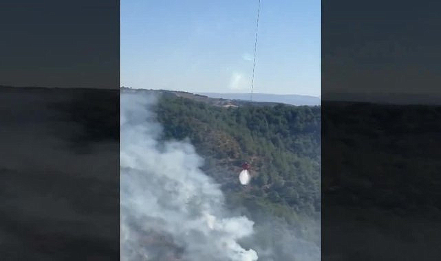 MSB: 4 adet helikopter ile Manisa'daki orman yangınını söndürme çalışmalarına destek sağlıyoruz